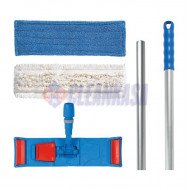 Set mop profesional plat microfibra si bumbac Set mop profesional plat microfibra si bumbac
