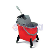 Carucior curatenie profesional mop plat 1 + 1 galeti - MACTOP50D