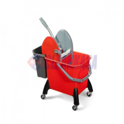 Carucior curatenie profesional 1 + 1 galeti - MACTOP50D+P Carucior curatenie profesional 1 + 1 galeti - MACTOP50D+P